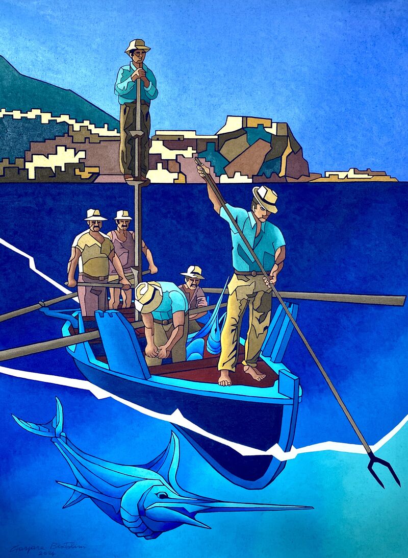 “Pigghialu Pigghialu” - a Paintings by Gaspare Bertolini 