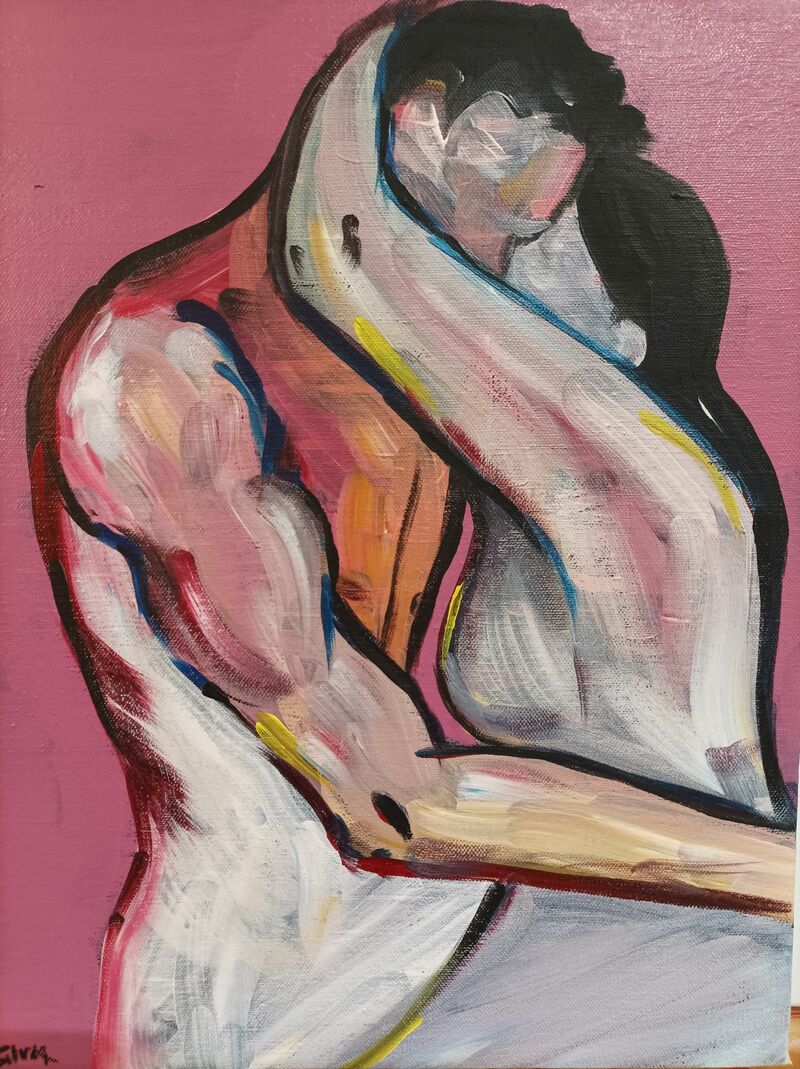 Avvolti II - a Paintings by Silvia Di baldi