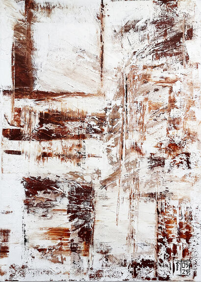 Vestige (Architecture of Memory) - a Paint Artowrk by Elena Gorn