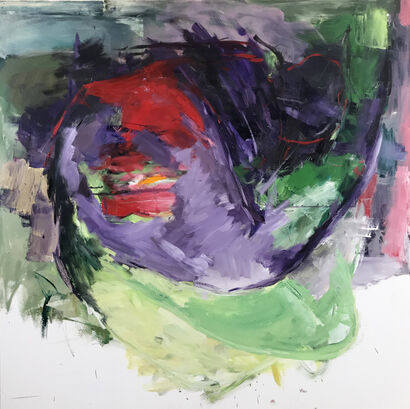 violet - a Paint Artowrk by Doina Vieru