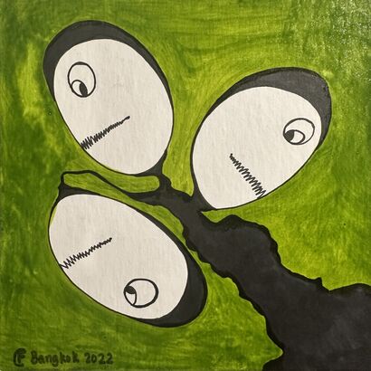 Venerable Egg-Witch - a Paint Artowrk by E. Felipe De La Torre