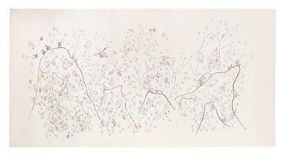 Poetic Landscape Mountain  - a Paint Artowrk by Jeanteur Paul