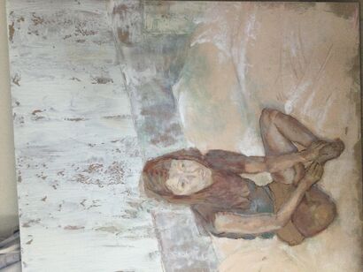 Réflexion  - a Paint Artowrk by sylvie jeanfils