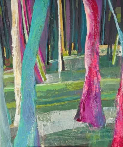 waldliebe - a Paintings Artwork by Angelika Ratswohl