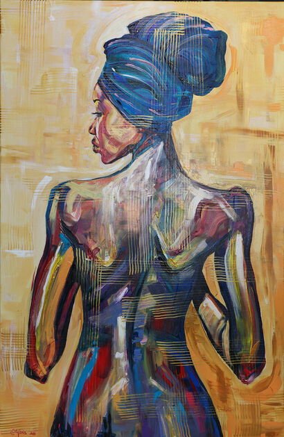 Lesedi - A Paint Artwork by Stefania Ceccariglia