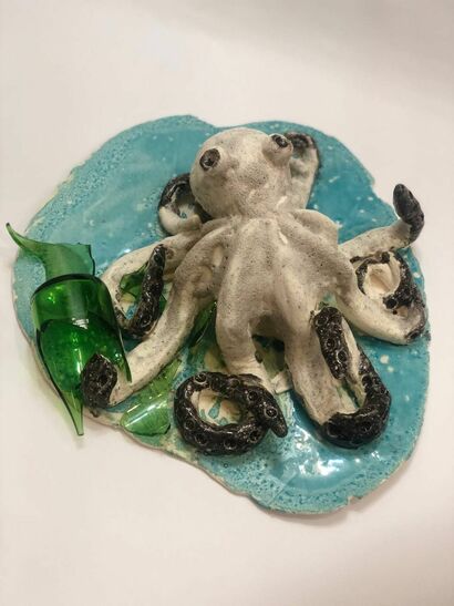 Octopus - a Sculpture & Installation Artowrk by Elham Rafiei