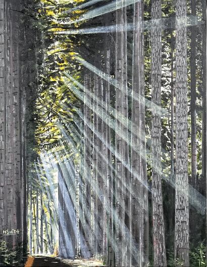 When Spring First Breaks - a Paint Artowrk by HsunArt