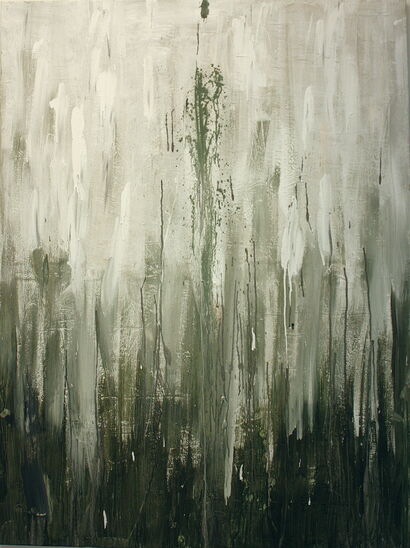 La dura pioggia - A Paint Artwork by Rossana Trangoni