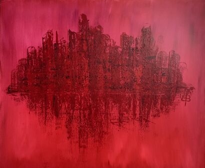 Reflection. What remains. - a Paint Artowrk by Elke Buegler