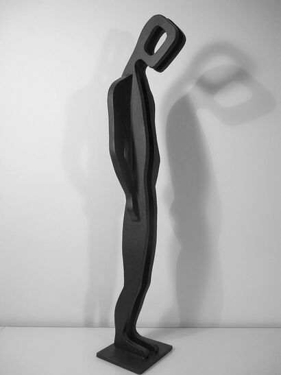 Man II __ “I’m Sorry” - A Sculpture & Installation Artwork by Cristian Diez-Sanchez 