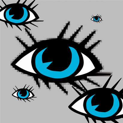eyes  03 - a Digital Graphics and Cartoon Artowrk by Thomas-Christian Randel