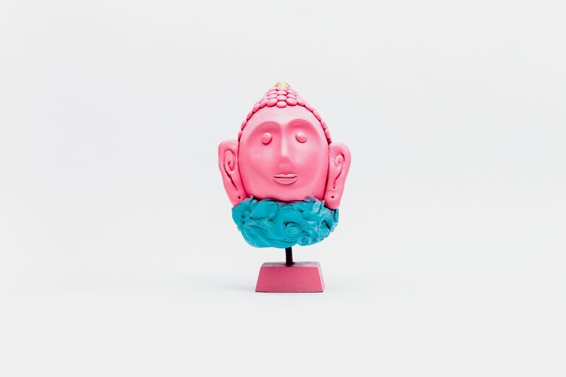 Normal Pink Buddha - a Sculpture & Installation by Yanothai Treeratchotikul