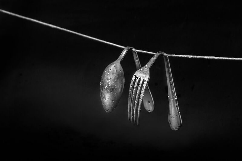 Wet cutlery - a Photographic Art by Giorgio Toniolo