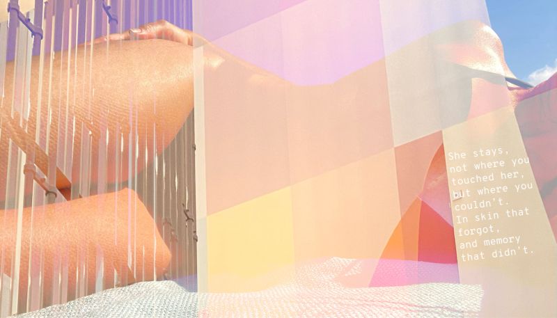 She Stays - a Photographic Art by Graphical Poet
