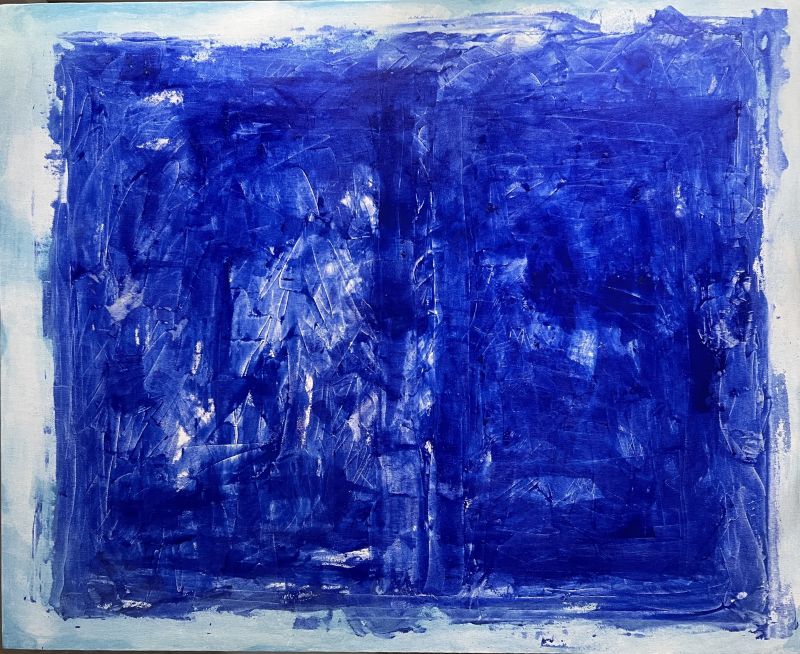 Blue 1 - a Paintings by Fernando Cepeda