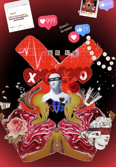 LOVE/VOLE - A Digital Art Artwork by Oona.la.nana
