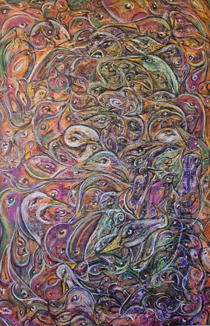 ...e i uzei canta - a Paintings Artwork by Melanie Stein