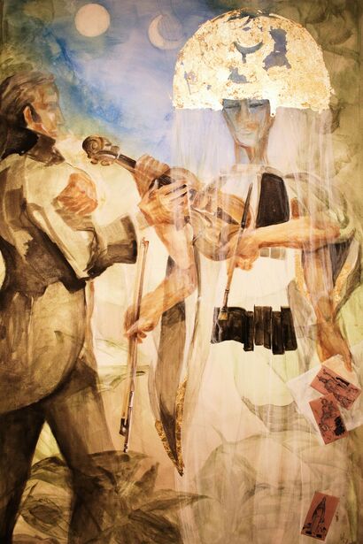 L\'oracolo - a Paint Artowrk by Cinzia Maria Morandin