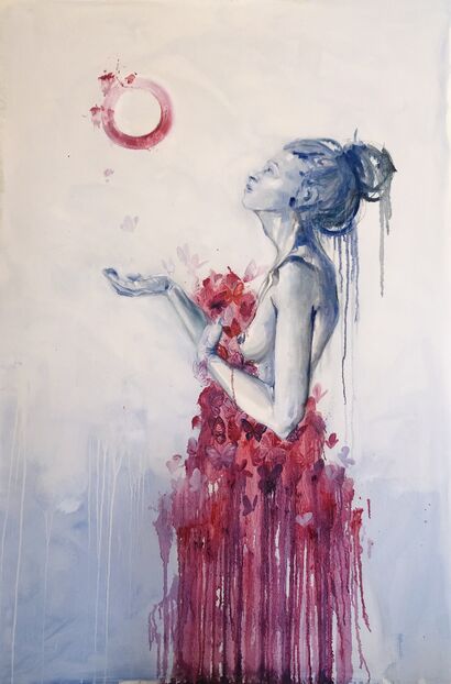 Metamorphosis/looking for myself - A Paint Artwork by Martina Dalla Stella
