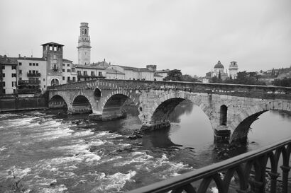 Pontepietra bianco e nero - a Photographic Art Artowrk by MGP - Giovanni Pellegrino