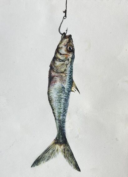 Life on a silky thread - worth it?? - a Paint Artowrk by Tolk-Johannesen Frida