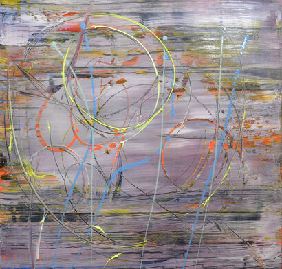 GEOMETRY OF THE SONG OF THE BEES - a Paint Artowrk by Invisible Light Process