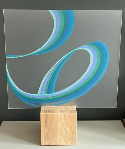 El juego de los dos (the game of the two) - a Paint Artowrk by The colour artist