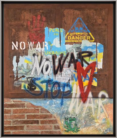 PEACE FOR UKRAINE - a Paint Artwork by Giuseppe  Granzo 