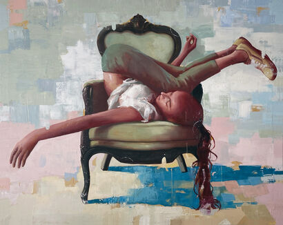 WOMAN 04 - A Paint Artwork by EMANUELE GARLETTI
