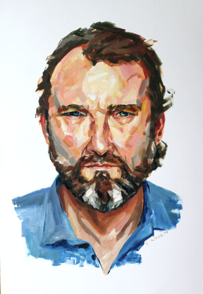 Marrier Portrait - a Paint Artowrk by Emmanuelle Rinen