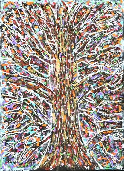 The Spirit and the Tree of Life - a Paint Artowrk by HsunArt