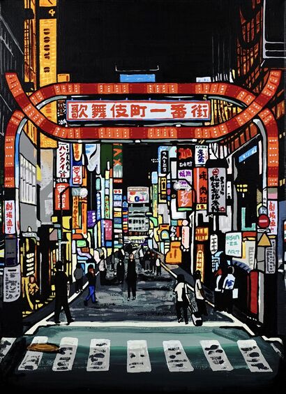 Life, Shinjuku - a Paint Artowrk by HsunArt