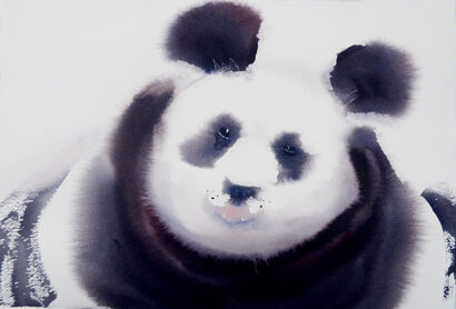 The Panda - A Paint Artwork by Oksana Trofimenko