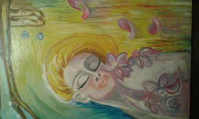 Sono un sogno - A Paint Artwork by Zoya Bagayoko