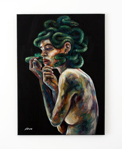 Medusa No 6 - A Paint Artwork by Niccolò Duse