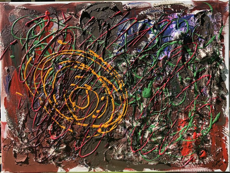 Composition of ideas - a Paint by Ivonne Garate Urtubia