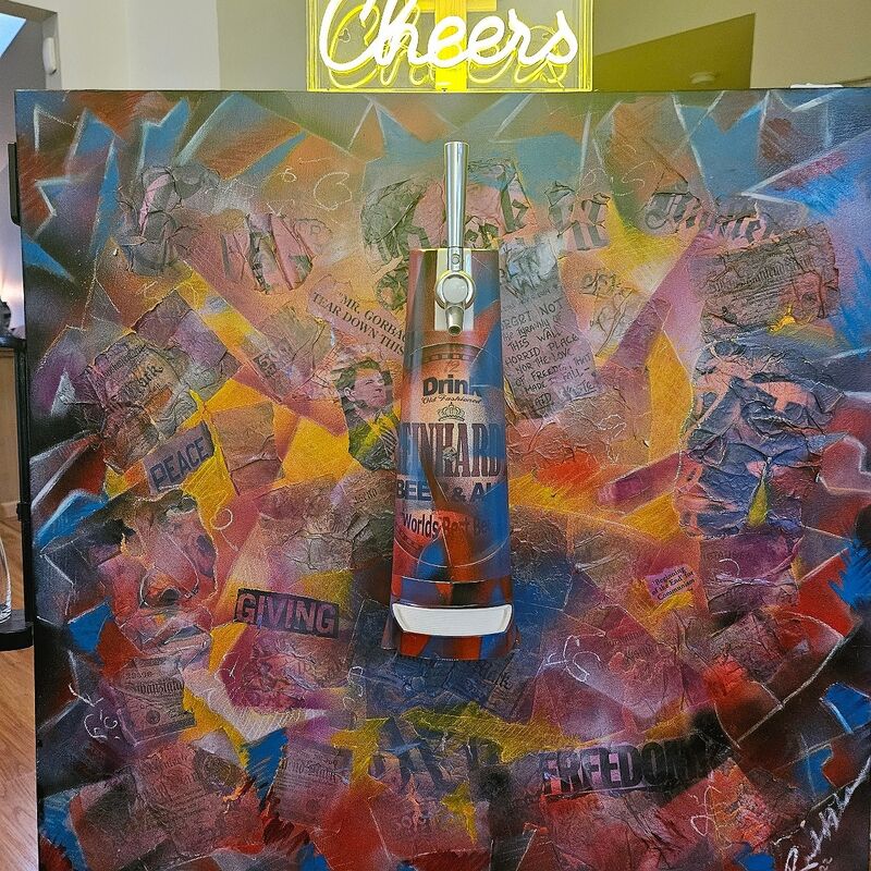 Beer Tap Painting  - a Sculpture & Installation by Reinhardt  Hollstein 