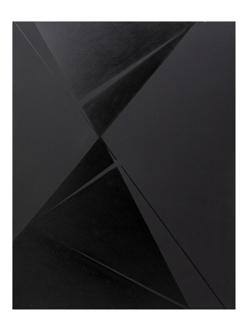Untitled (Black) - a Paint by Sonia Riccio