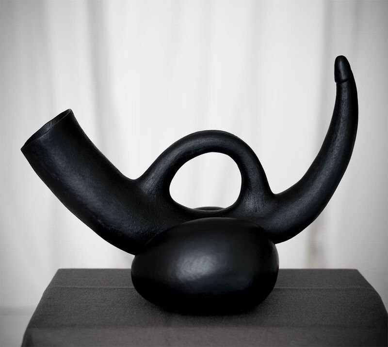 Porron with Balls  - a Sculpture & Installation by Alejandro Lucadamo