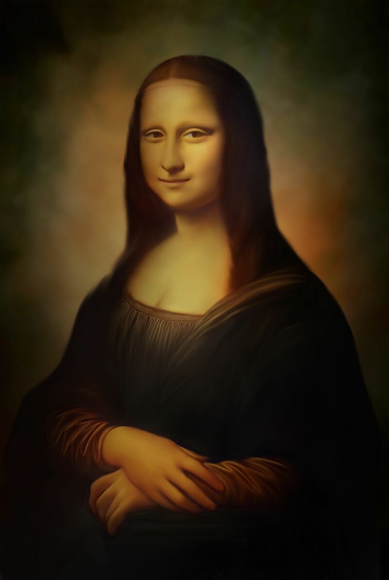 Dark Mona Lisa - a Digital Art by La galerie de l'Amour
