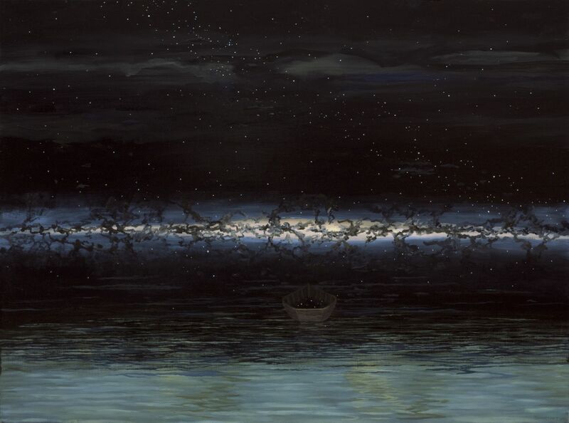 Au rivage de l’infini / Sulla riva dell’infinito (On the shore of infinity) - a Paint by Bonnefont Loïc