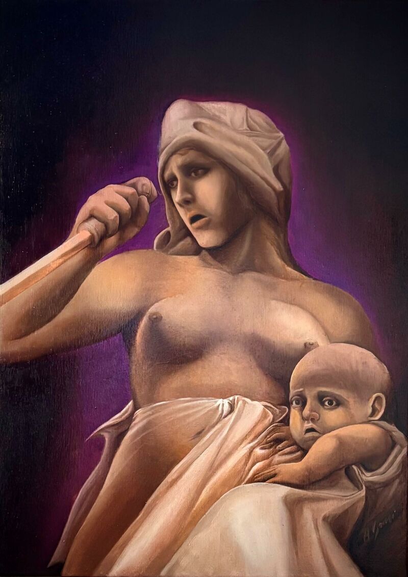 Medea - a Paintings by alessandro grossi