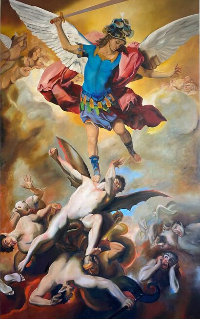 Archangel Michael  - A Paint Artwork by Carling  Jackson