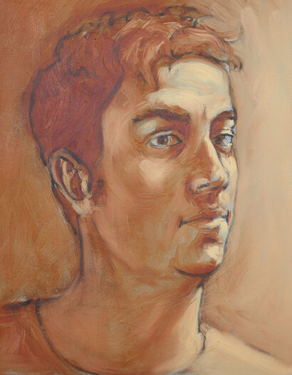 self portrait - a Paint Artowrk by Pasquale Dominelli