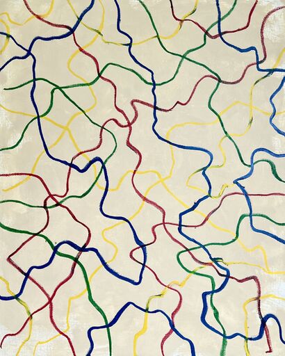 Aeroplane Chess - a Paint Artowrk by Boting Liang