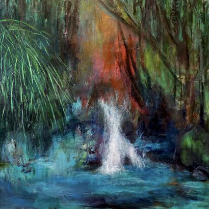 There\'s someone in there watching us - a Paint Artowrk by Agunamaise Remi