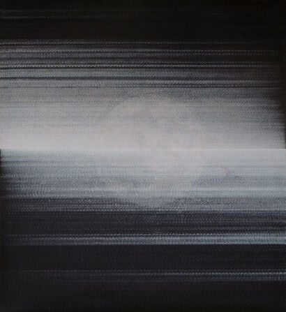 Moonrise (False Horizon) - A Paint Artwork by Pavel Skrott