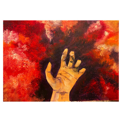 Hand - a Paint Artowrk by  Ana Araujo
