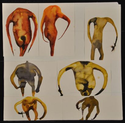 agua ardiente 5 - a Paint Artwork by Pia Panseri