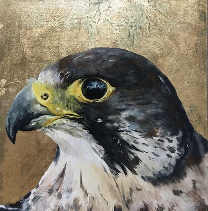 Falcon - a Paint Artowrk by Amanda Ellis